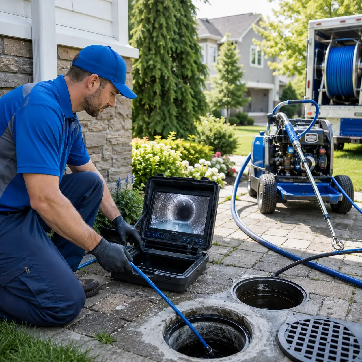 Outdoor drain cleaning professionals serving Brimfield, MA