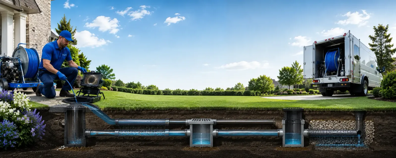 Outdoor drain cleaning information for Brimfield, MA